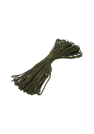 Gajeena 30.5m Asker Yeşili 7 Çekirdekli Paraşüt Kordonu - Dış Mekan İçin Dayanıklı Bağlama, Kurtarma Ve Kaçış Aracı Haki