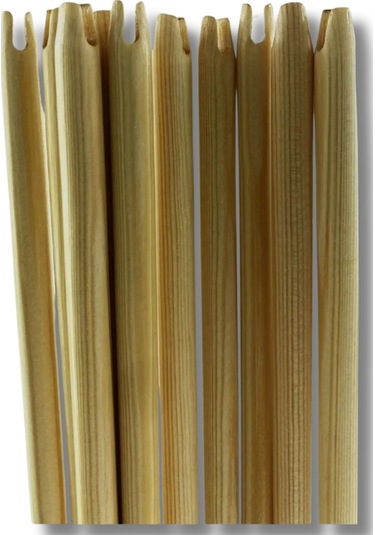 Adi Gezli Vernikli Ahşap Ok Şaftı 5 Adet