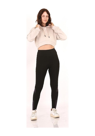 Scorp Storm Crop Kapüşonlu Sweatshirt Bej