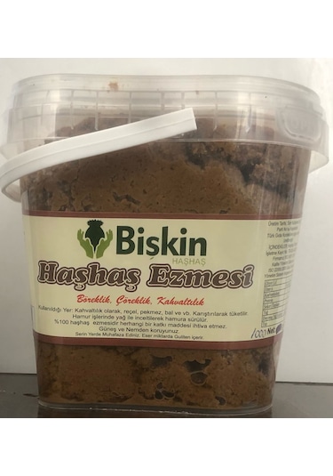 Bişkin Haşhaş Ezmesi 1 KG