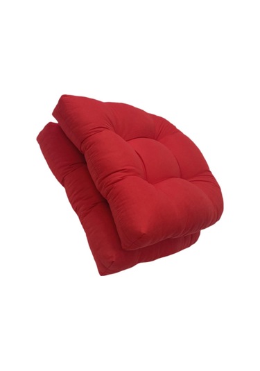 Homyl Kapalı Açık Hasır Patio Oturma Minderi, 19" X Alabilir Kırmızı