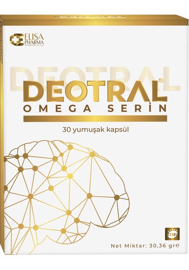 Deotral Omega Serin 30 Softgel : Fosfatidilserin EPA 400 mg DHA Omega-3 içeren Balık Yağı