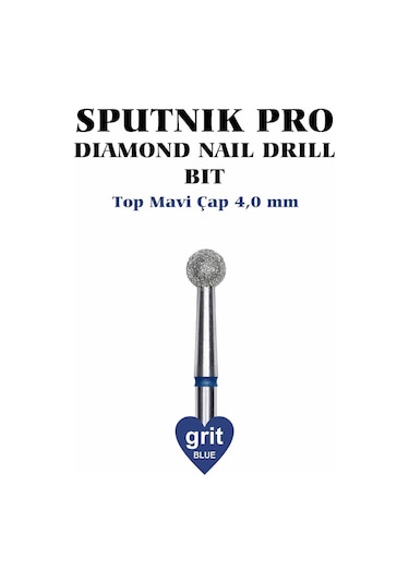 Elmas Top Freze Mavi Çap 4,0mm