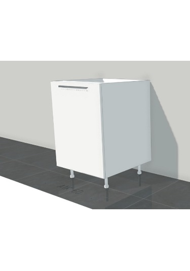 60 Cm Tek Kapak Mutfak Alt Dolabı