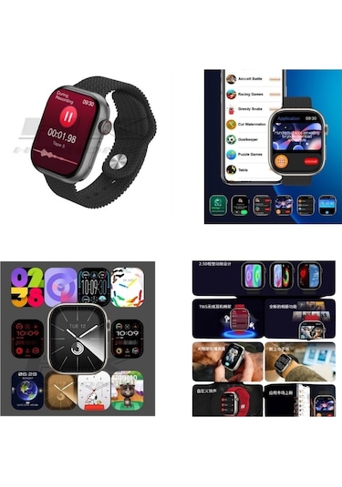 Watch9 Hk9 Pro Max Plus 2024 Fotoğraf Albümü Kulaklık Bağlantısı Upgrade Versiyon 3 Kordon