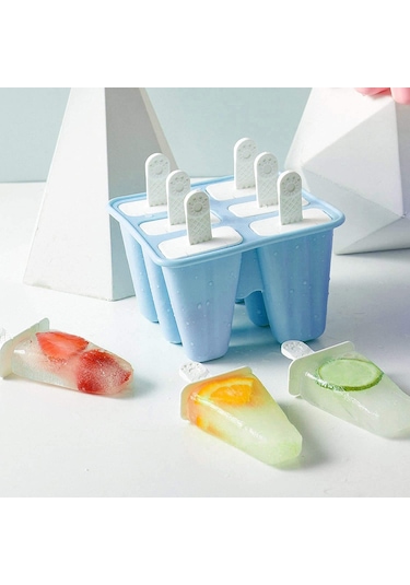 Pembe Popsicle Maker Popsicle Kalıpları  Silikon Buz Pop Kalıpları Bpa Popsicle Kalıp Yeniden Kullanılabilir Kolay Bırakılan