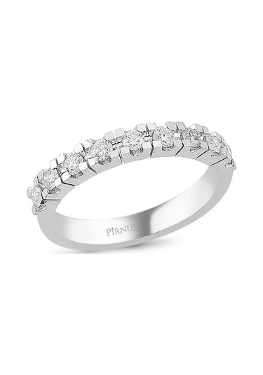 Pirnus Diamond Yarımtur Yüzük 14 Ayar Altın Gramı : 3.02