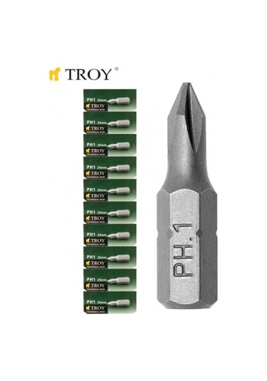 Troy 22251-10 Bits Uç Seti Ph1X25Mm. 10Adet
