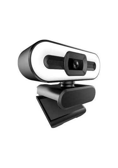 Fortunelane 500w Piksel 1080p Full Hd Webcam, 3 Renk Led Işık, Otomatik Odaklama Ve Güzellik Modu İle Bilgisayar Kamerası