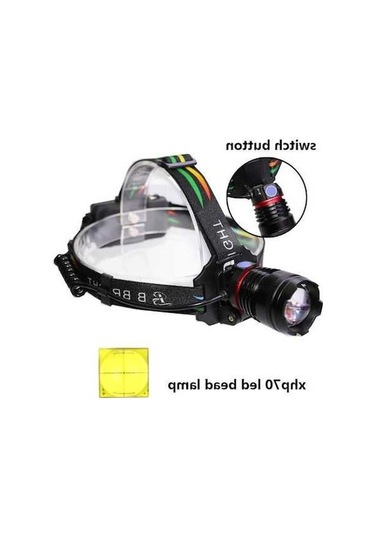 Novahub Xhp70 Led Far Kafa Lambası 32w 4291lm 2x18650 Pil Yakınlaştırma/üzaklaştırma Su Geçirmez Camping Bisiklet Farı D Paket Çok Renkli