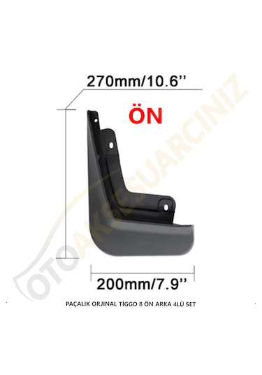 Chery Tiggo 8 Paçalık Ön Arka Tozluk Set
