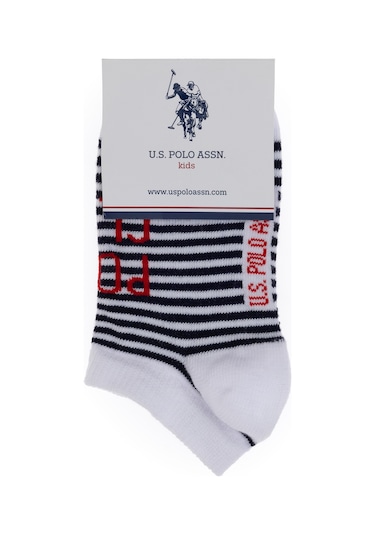 U.s. Polo Assn. Erkek Çocuk Beyaz Çorap Patik 50311346-vr013 Beyaz