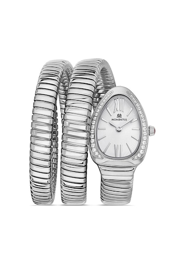 Momentus SS256S-02SS Yılan Modeli Kadın Kol Saati