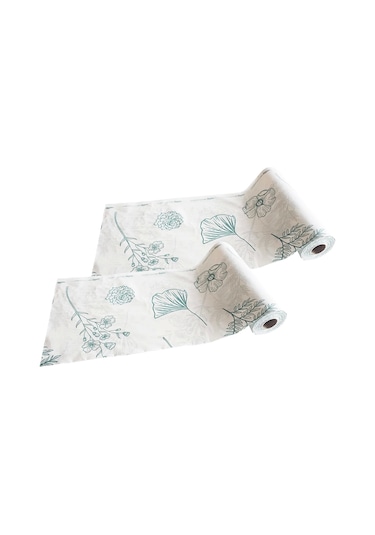 Pratikser Tek Kullanımlık Masa Örtüsü Doğa - 120x150cm - 2 Rulo Çok Renkli