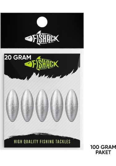 Gezer Olta Kurşunu - Kıstırma Zeytin Kurşun - 20 Gram - 100 Gr Paket