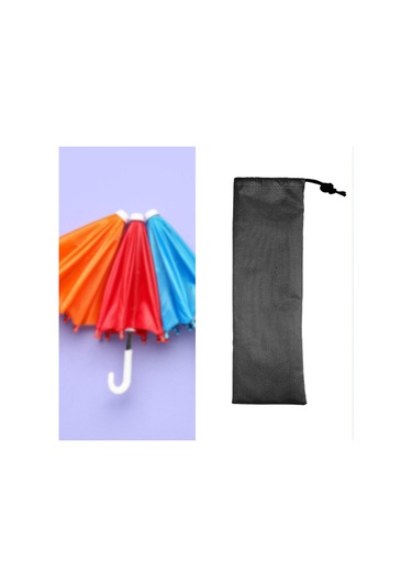 Homyl Bağcıklı Saklama Çantası Hafif Çadır 13cmx60cm Siyah