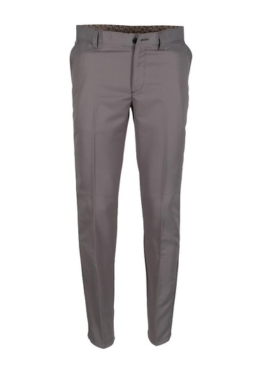 Erkek Keten Pantolon Klasik Normal Kesim Rar01157 Gri