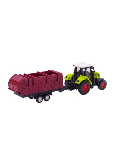 Oyuncak Traktör Balya Taşıyıcı Tarım Seti 26 Cm