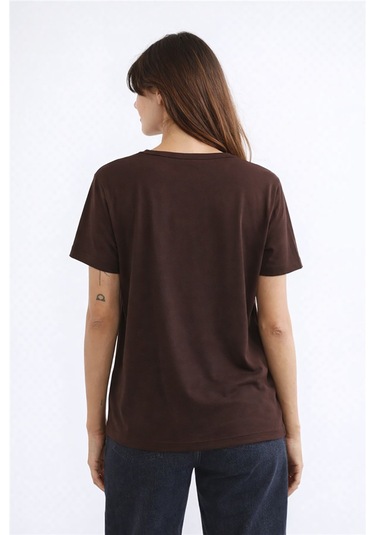 Fashion Friends Kadın Bluz 26y0021k1 Kahve
