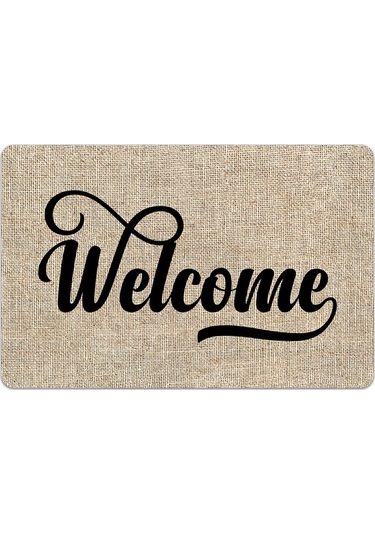 Evaşk Kapı Önü Paspası Vinil Kaymaz Tabanlı 45 X 70 Evaşkdm12065a