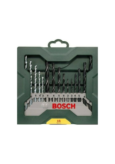 Bosch Mini-X-Line 15 Parça Karışık Matkap Ucu Seti - 2607019675