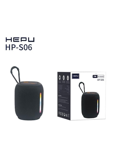 Hepu HP S-06 Taşınabilir Şarjlı Bluetooth Hoparlör