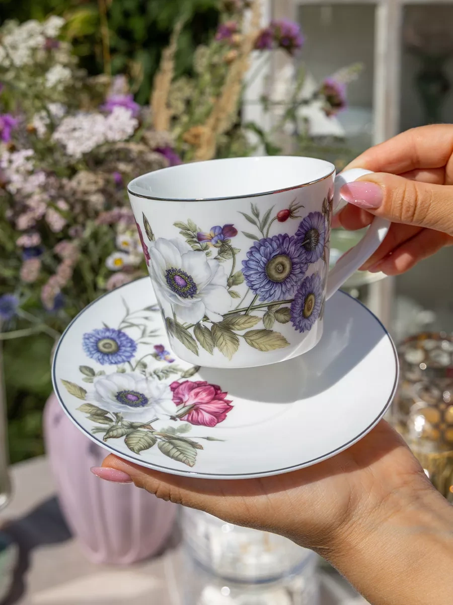 Lefard Bouquet Porselen Çay Takımı Hediye 300 Ml 259465023 Beyaz