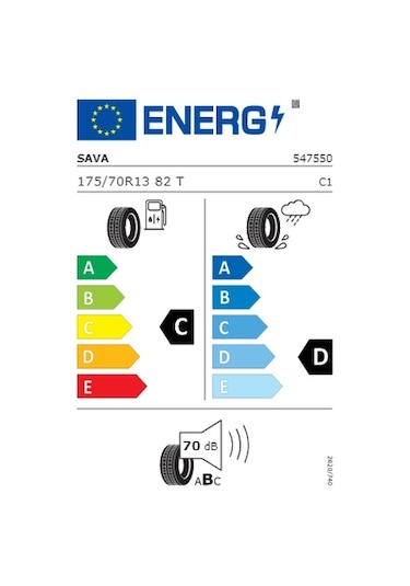 Sava 175/70 R13 82T Perfecta Yaz Lastiği 2025