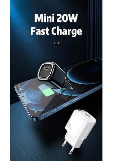 Mcdodo Ch-8290 Pd 20W Type-C Girişli Şarj Adaptörü-Beyaz