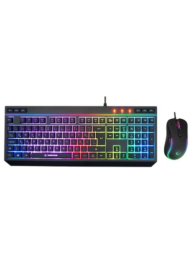 Rampage Km-r57 Seraphıc Siyah Rgb Q Oyuncu Multmedıa Klavye Mouse