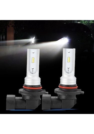 Springsun H10/9145 72w 6000k Beyaz Led Faro Ampülü, 3200lm Parlaklık, Yağmur Ve Tozda Görünürlük Artırıcı, Su Geçirmez, 2 Adet