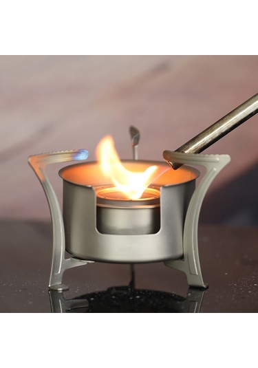 Yuntech01 Yeni Wst065-2 Titanyum Alkol Ocağı Çadır Kamp İçin Yangın Söndürücü Kapağı Dahil Çok Renkli