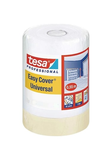 Tesa 4403 Easy Cover 25mx55cm Hışır Örtü Ve Maskeleme Bandı