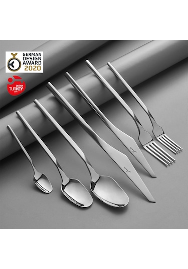 Jumbo 5100 Quartz 84 Parça 12 Kişilik Çatal Kaşık Bıçak Seti