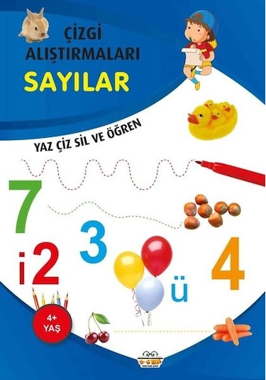 Sayılar - Çizgi Alıştırmaları 4+ - Emine Ulusoy