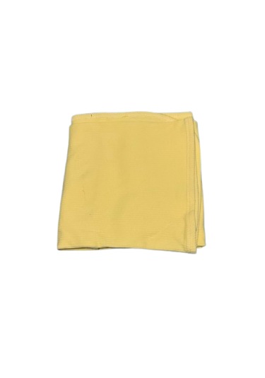 Çift Kat Bebek Battaniyesi Açık Sarı