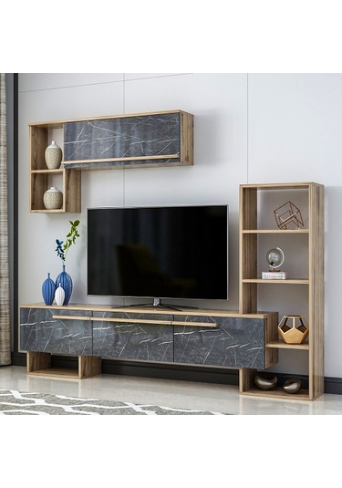 Tv Ünitesi Star Çırağan Mermer Desen 209 Cm