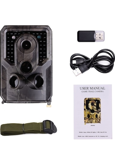 Dancemonkey Andoer Yaban Hayatı Kamerası - 1080p, 120 Açıklık, 0.8s Tetikleme, Ir Gece Görüşü, Ip54 Su Geçirmez, 32gb Harici Bellek, 1/4 Arayüz Çok Renkli