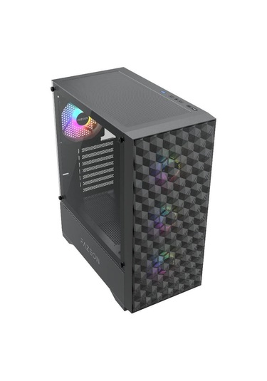 Fazeon F6 650w 80+ Bronze Tempered Glass Mesh 4x Argb Fanlı Usb 3.0 Atx Bilgisayar Kasası