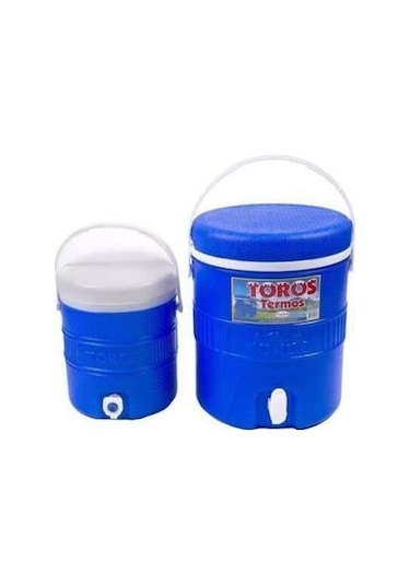 14lt Mavi Soğuk Su Termos Yanında 6lt Termos Bizden Hediye