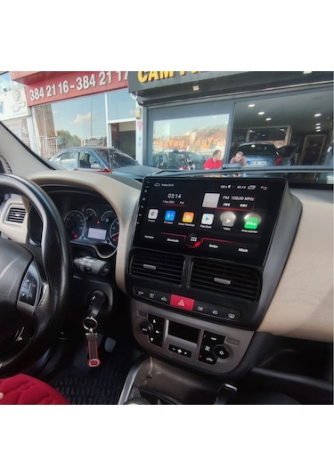 Fiat Doblo Araç Multimedya Android Ekran Carplay Navigasyon Double Teyp 2+32 9" 10-15 Black Blueway