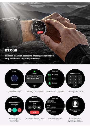 Harvox X2 Pro Tank Outdoor Akıllı Saat (İthalatçı Garantili)