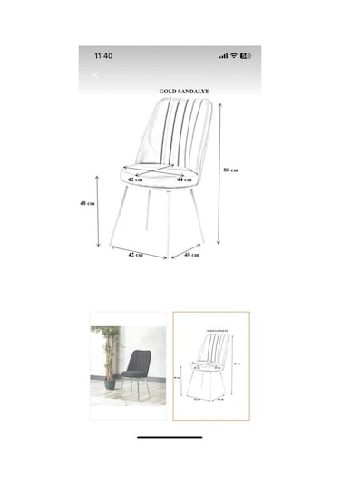 StarMall Jakarli Kumaş Oval Sandalye Kılıfı,sandalye Örtüsü Çubuk Desen 1 Adet Gri