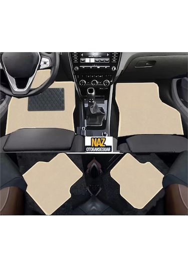 Mercedes W210 1996-2003 Bej Halı Bej Kenar Petek Topuk