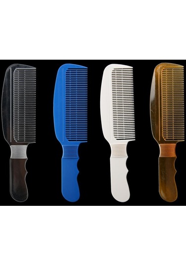 Suntek Plastik Saç Kesme Düz Üst Kesme Tarak İnce Diş