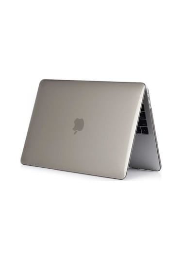 Kilifone - Macbook Uyumlu Macbook 13.3' Air M1 Msoft Kristal Kapak - Siyah
