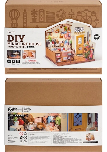 Rolife Cozy Kitchen - Kendin Yap Minyatür Maket