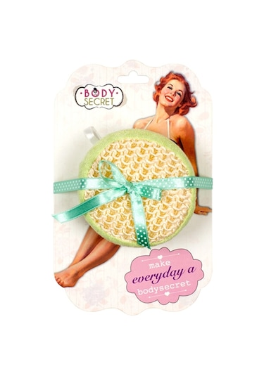 Bodysecret Yuvarlak Banyo Süngeri Yeşil