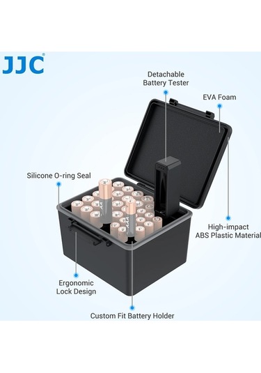 Novahub Su Geçirmez 18650/aa/aaa Pil Kutusu - Jjc Jbc Serisi Pil Kılıfı