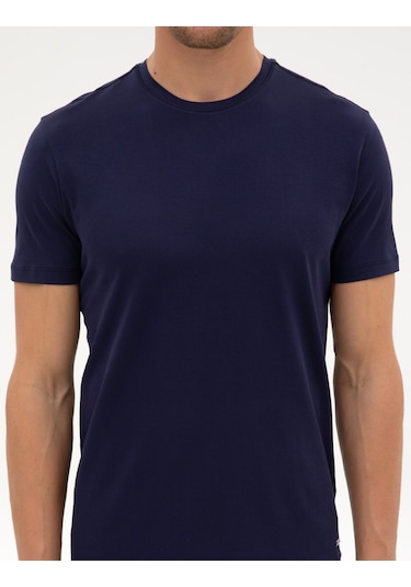 Pierre Cardin Erkek Lacivert Tişört Basic 50320102-vr033 Lacivert